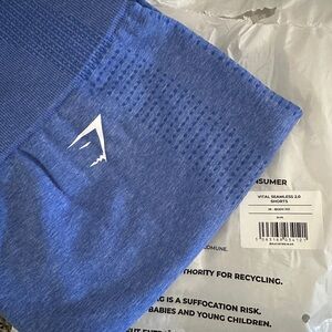 Gymshark Blue Vital Seamless 2.0 Shorts